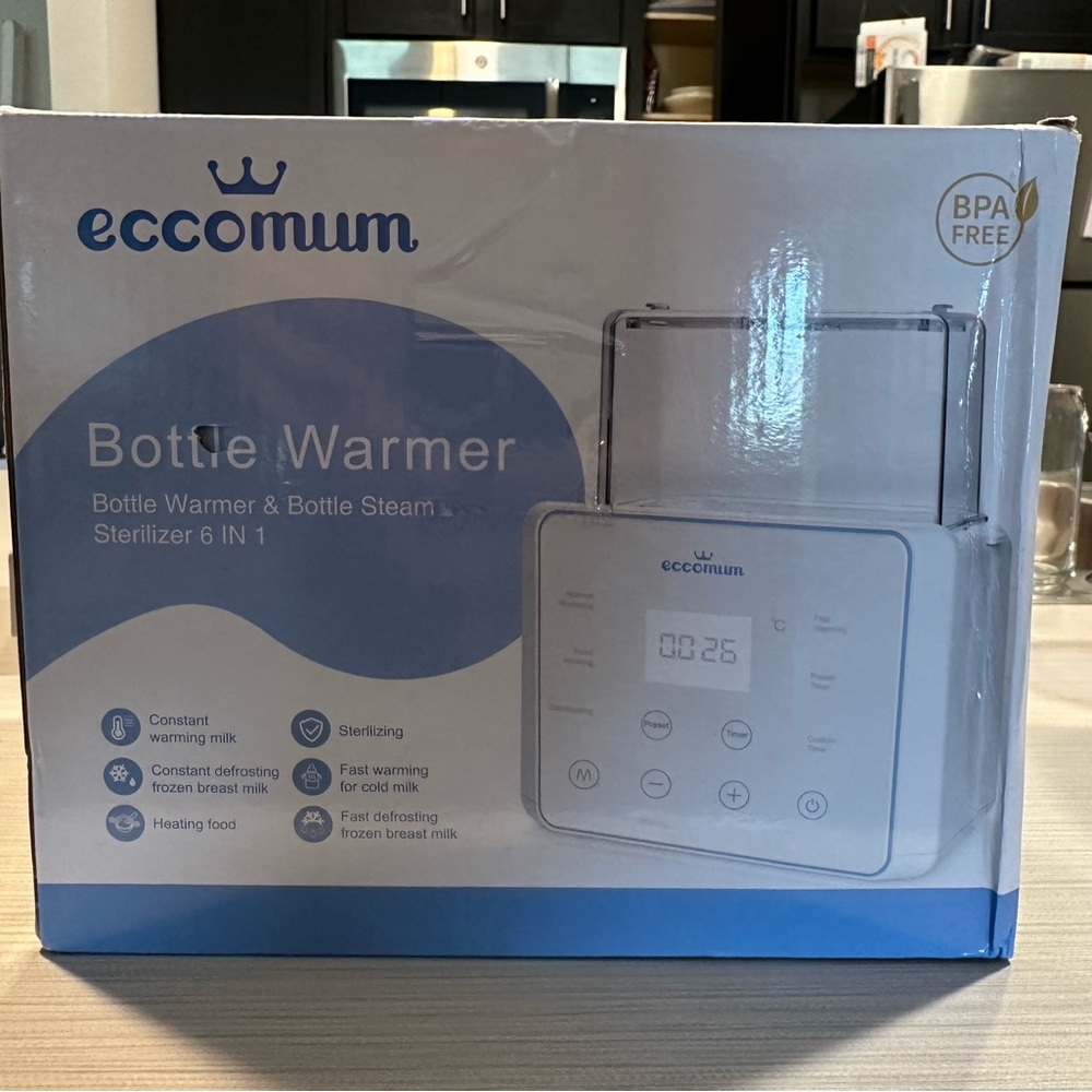 Eccomum baby bottle warmer and sterilizer